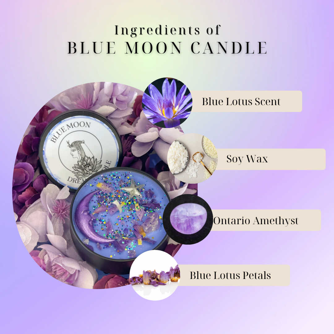 Blue Moon Dream Collection, Spray, Lotion, Candle, Bath Soak