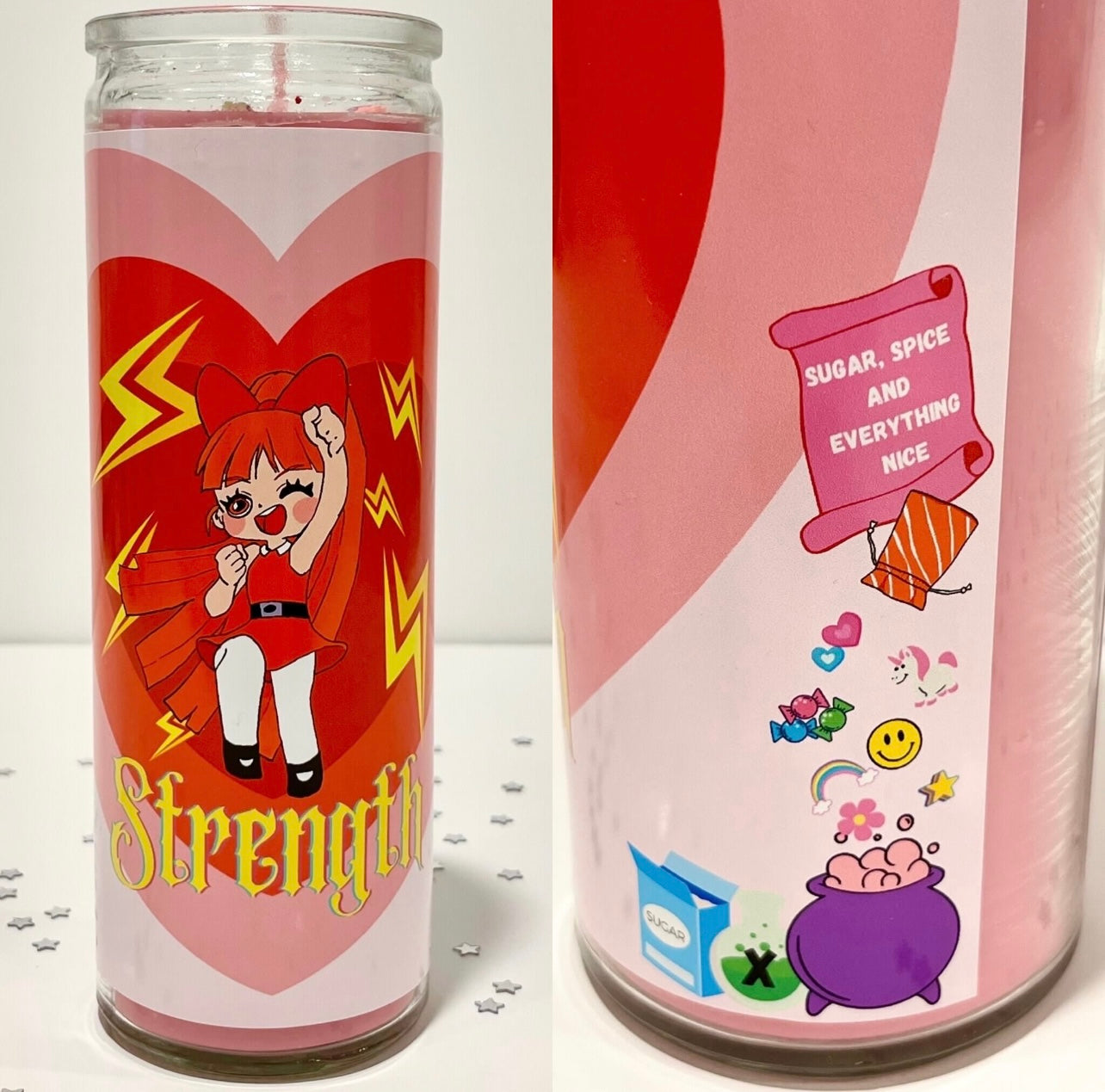 Powerpuff Girls Energy Prayer Candle