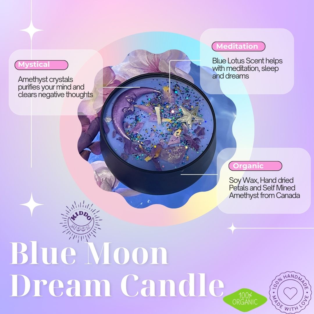 Blue Moon Dream Candle