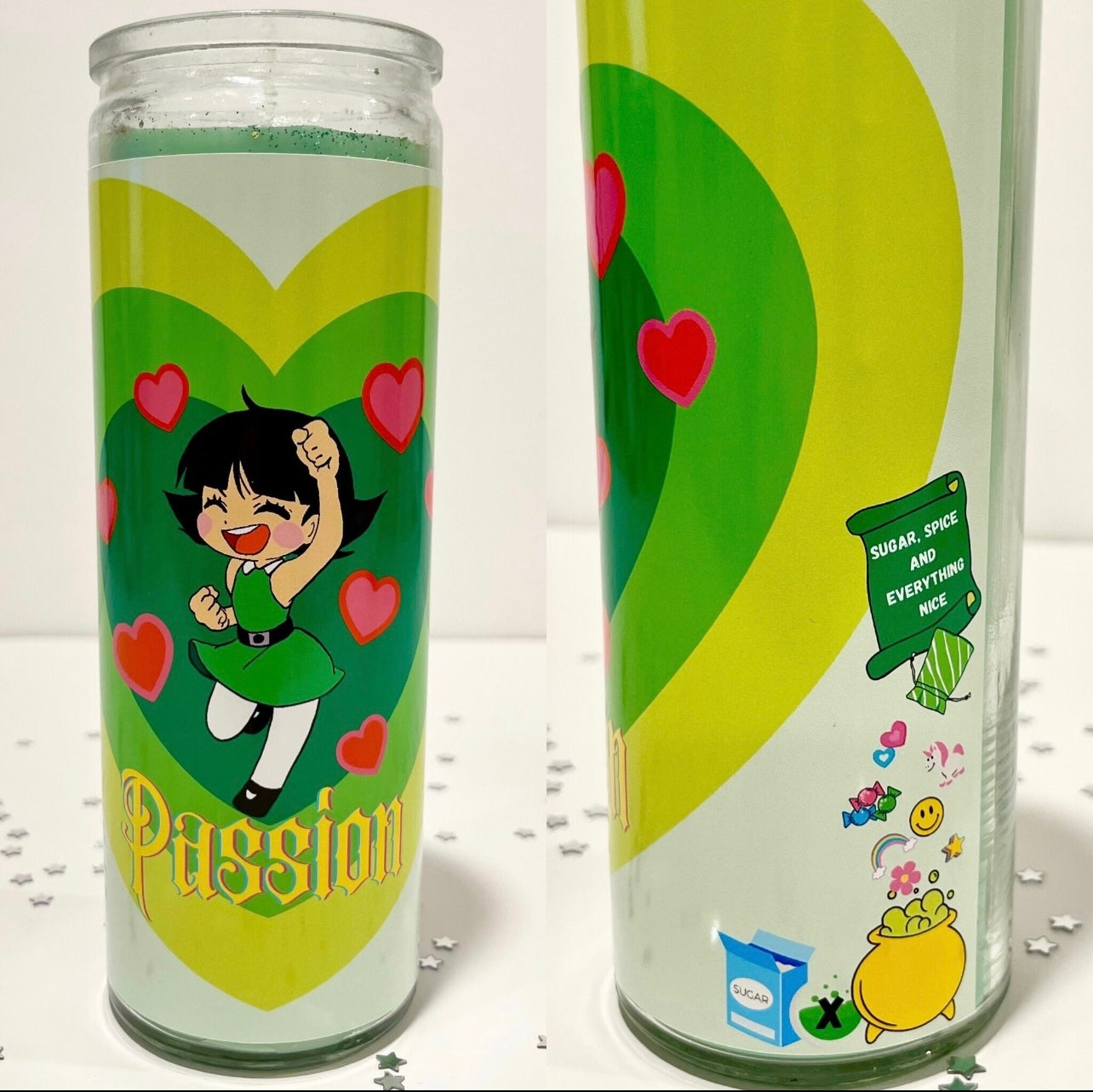 Powerpuff Girls Energy Prayer Candle