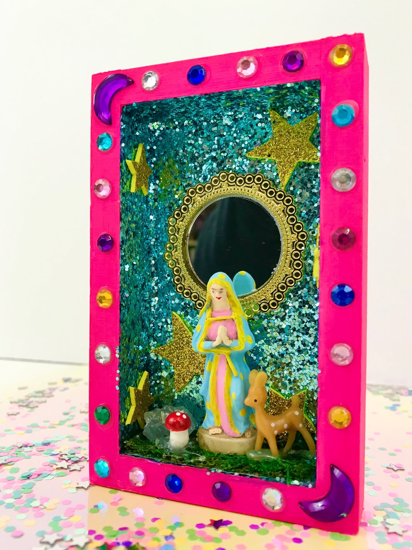 Mother Mary, Lady of Guadalupe Diorama Altar