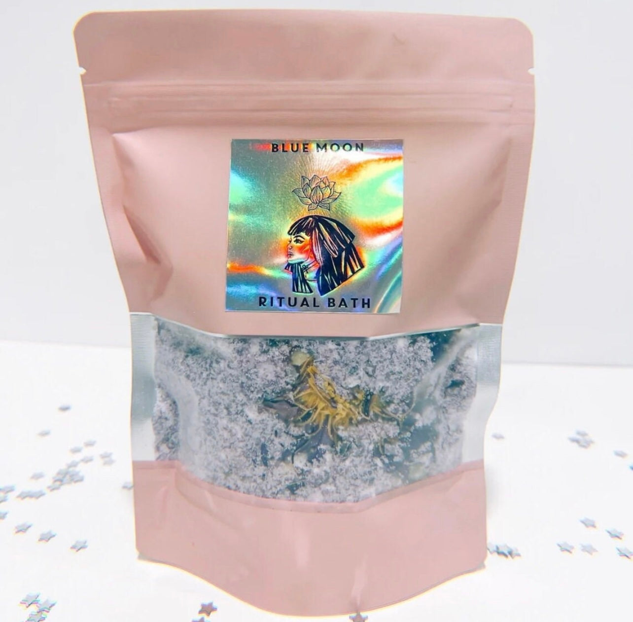 Blue Moon Ritual Bath Soak, Blue Lotus & Organic Goat's Milk